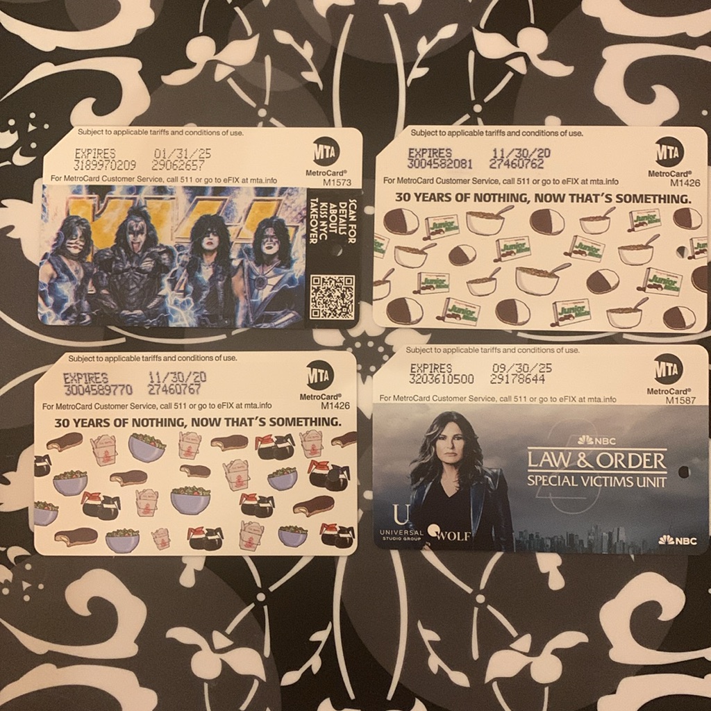 4 New Rare Collectible Metrocards Nyc 4 New Rare Collectible Metrocards Nyc